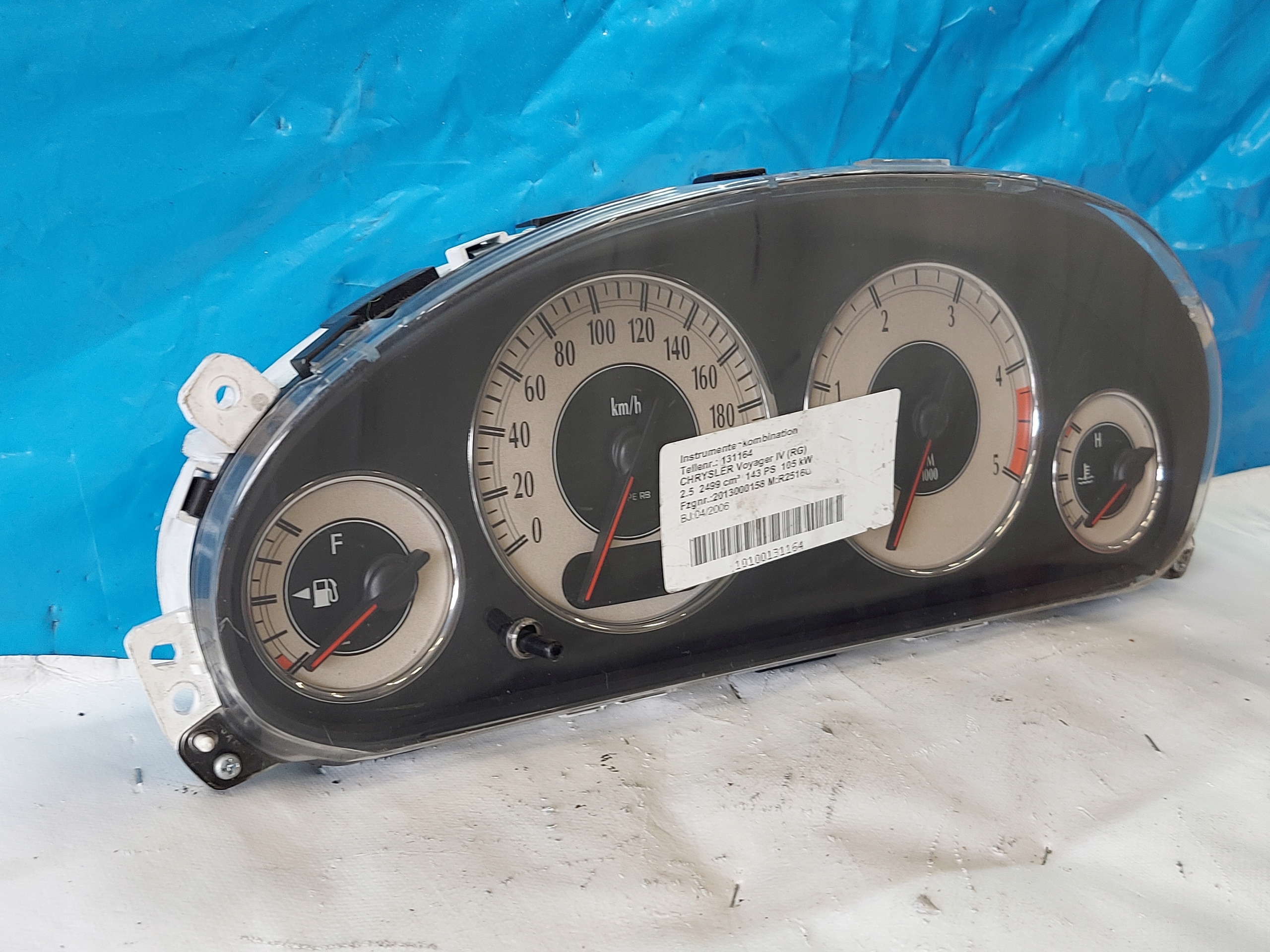 dials clock CHRYSLER VOYAGER IV 2.5 CRD 1575107252