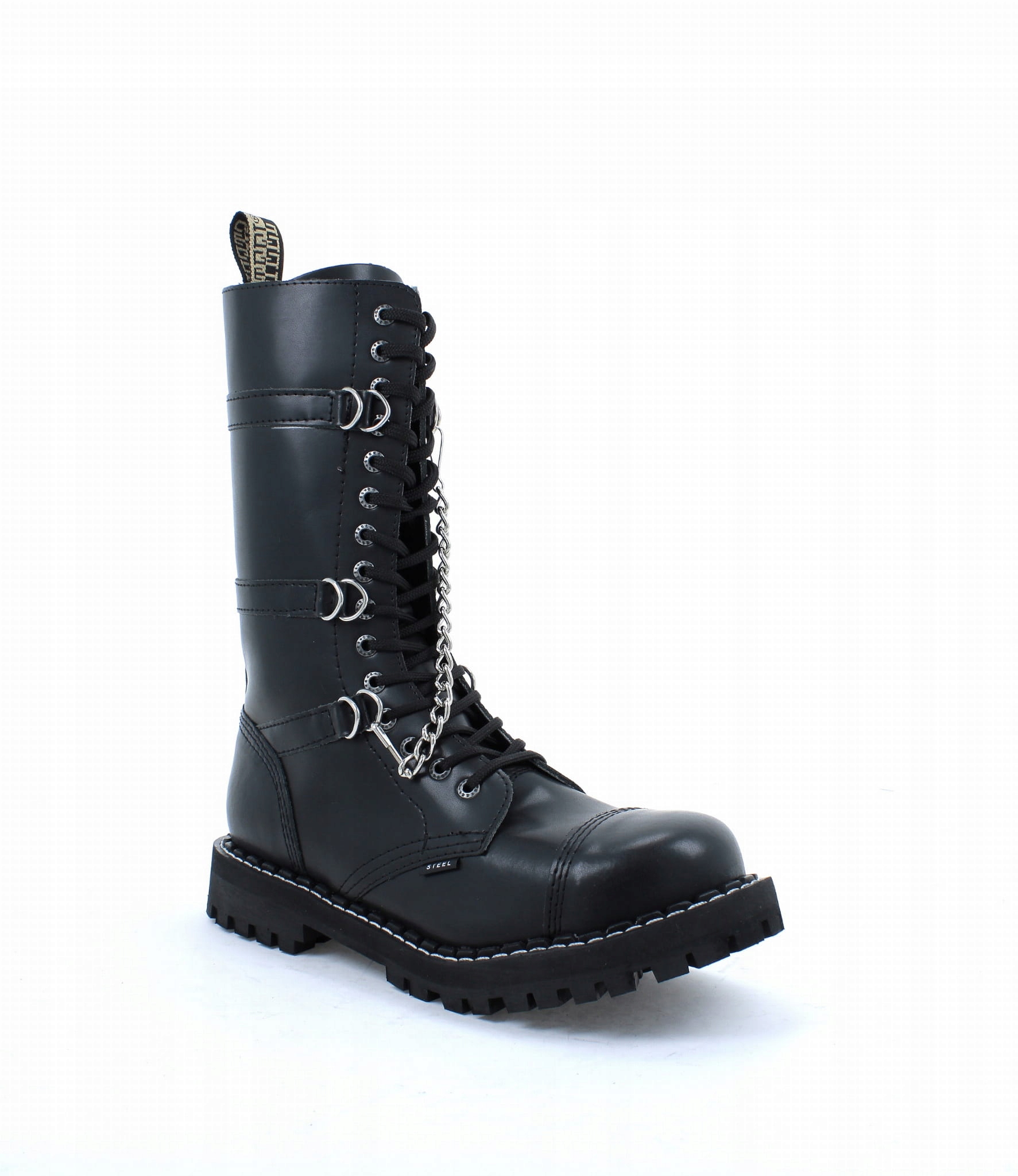 

Glany Steel Czarne 15-DZIUR 152/O/CHA-I/B 46