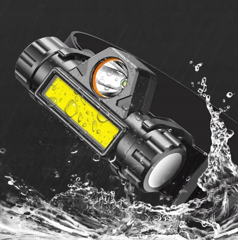 LATARKA CZOŁOWA LAMPKA Z MAGNESEM COB MINI REFLEKTOR NA GŁOWĘ CZOŁÓWKA USB EAN (GTIN) 5900202313944