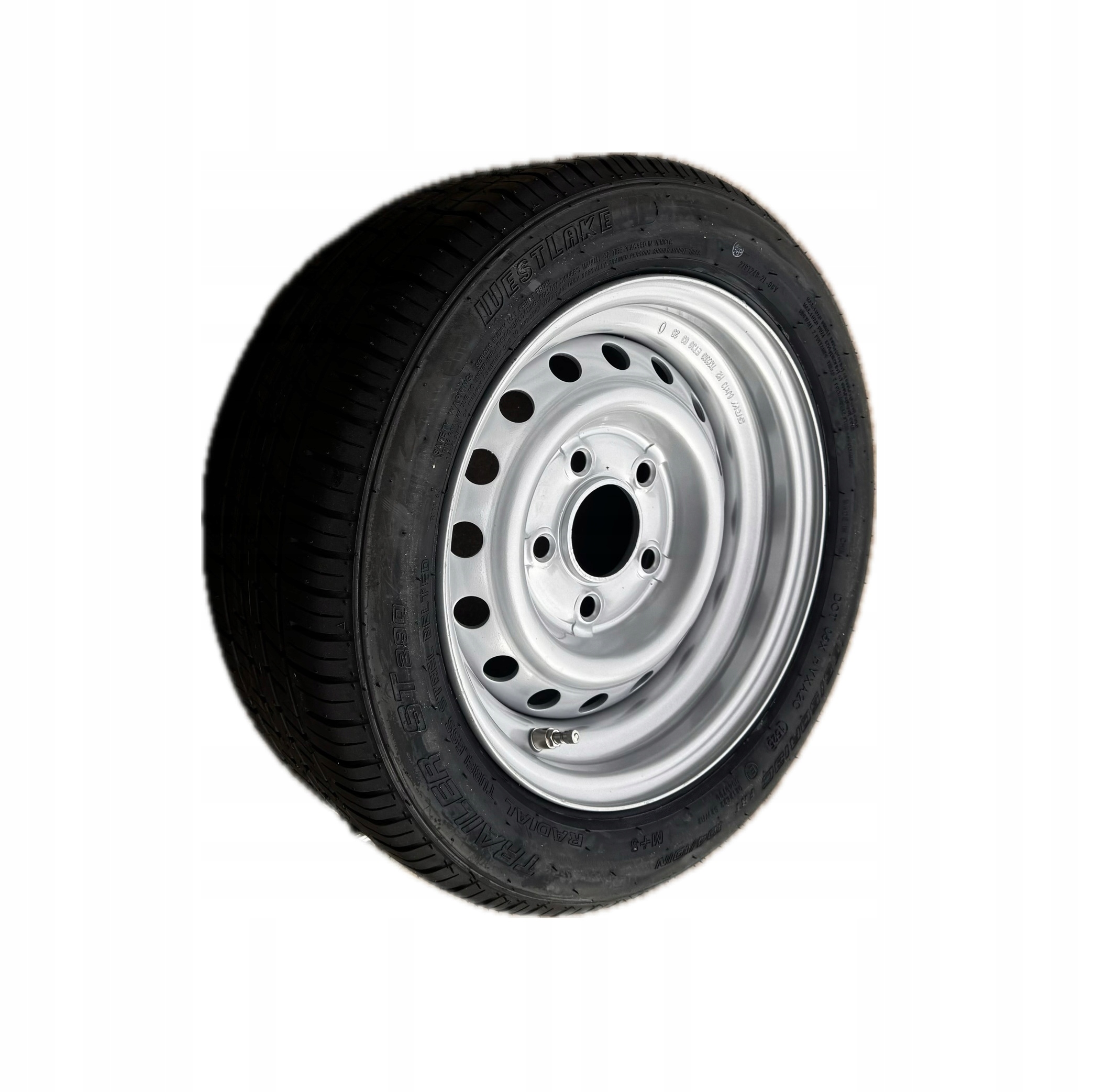 Kolo Ráfek Srw 6J Stříbrná Pneumatika Westlake 195/50R13C Trailer ST290 M+s