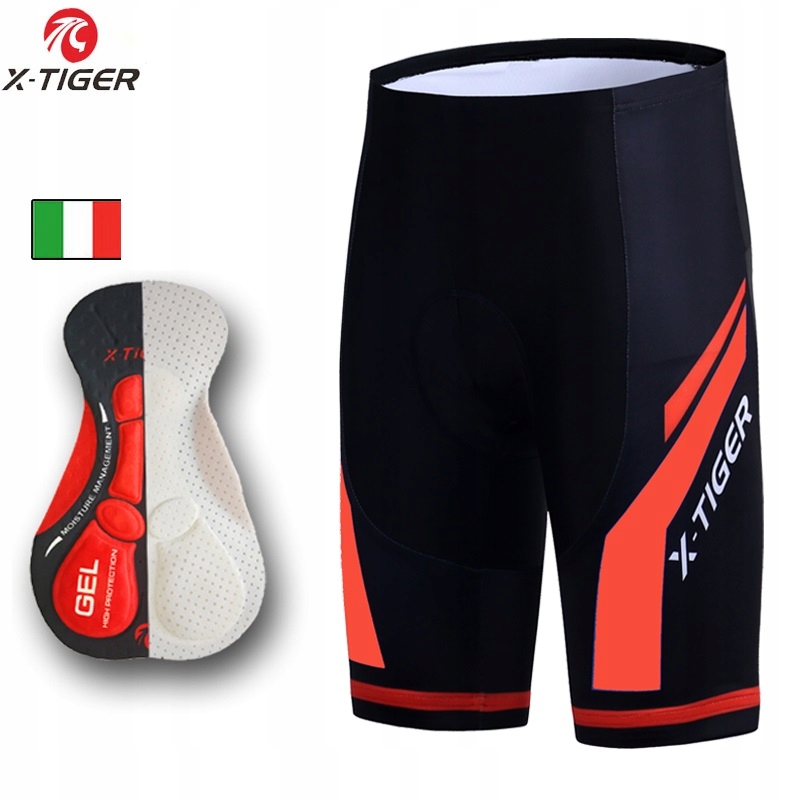 SPODENKI NA ROWER Z WKŁADKĄ ŻELOWĄ TERMOAKTYWNE Marka X-Tiger