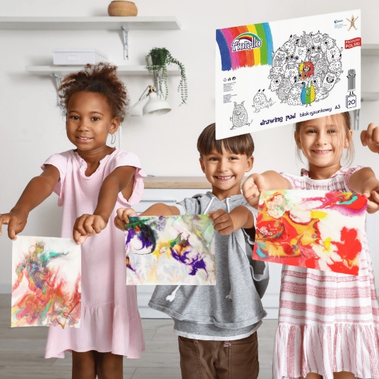 Blok Rysunkowy BIAŁY A3 20 Kartek Fiorello do malowania Kod producenta 150-1261