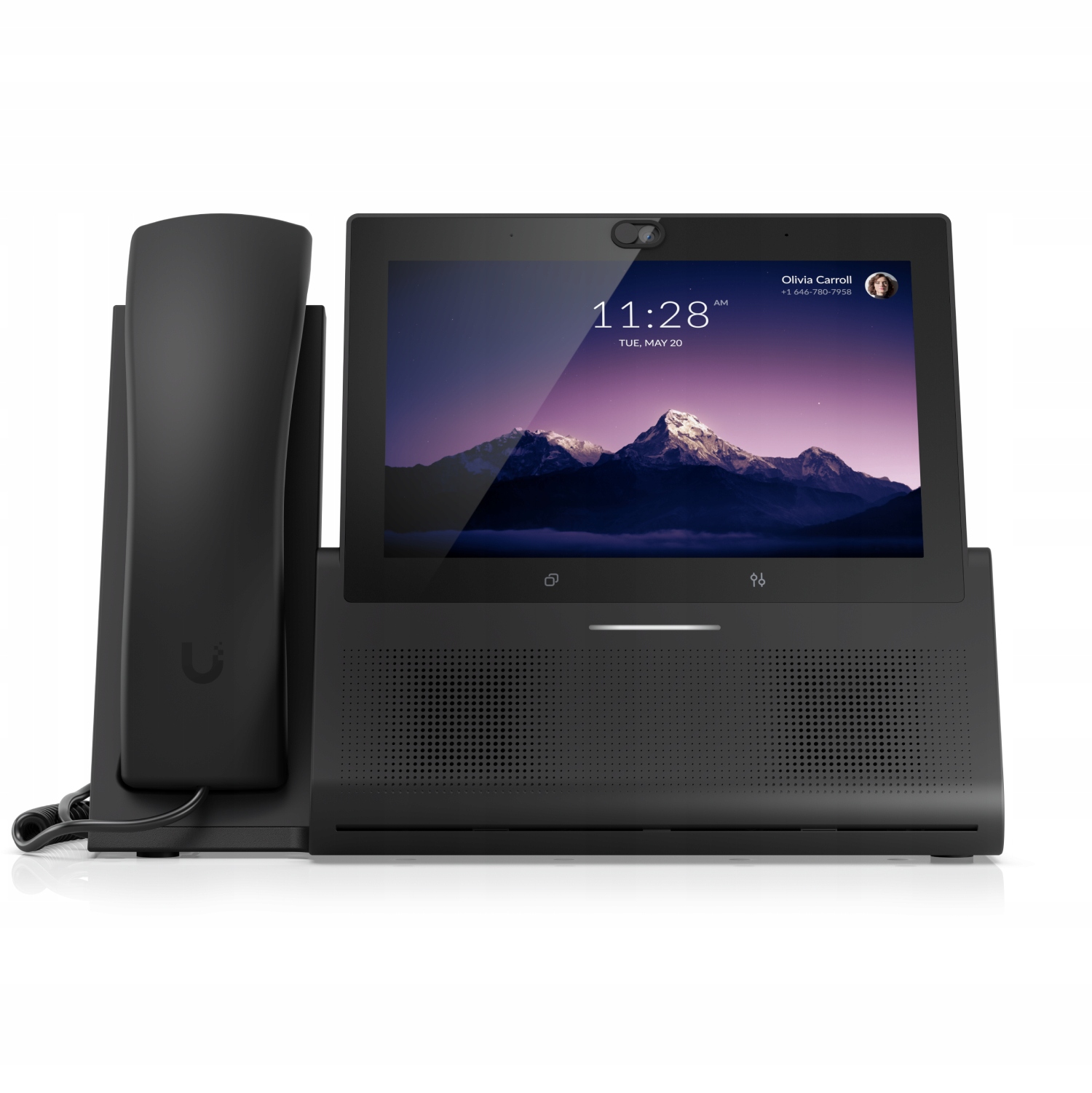 Ubiquiti Touch Max – kancelářský VoIP telefon s dotykovým displejem (černý)