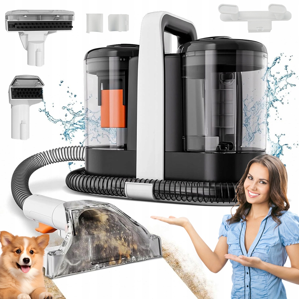 Odkurzacz Piorący Mokro I Sucho Z Podwójnym Zbiornikiem 15KPA Do Samochodu