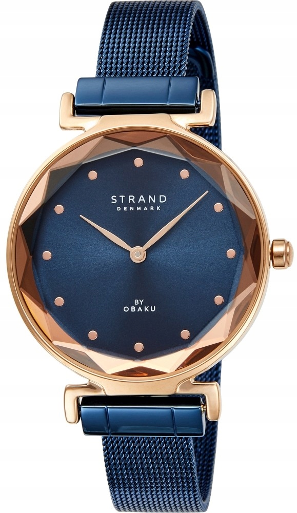 Nové originální dámské hodinky Strand by Obaku S731LXVLML růžové zlato