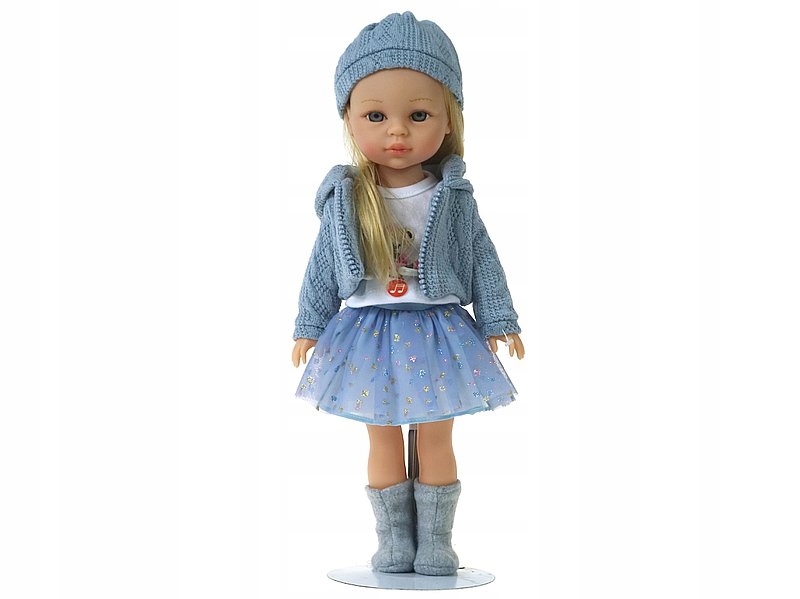 LALKA z długimi włosami blondynka MÓWI I ŚPIEWA 38cm w kolorowym pudełku Kod producenta Lalka