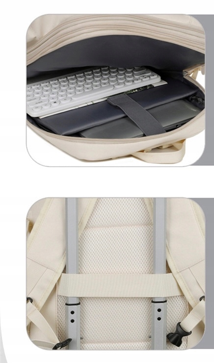 PLECAK WALIZKA PODRÓŻNY DO SAMOLOTU RYANAIR WIZZAIR BAGAŻ PODRĘCZNY 1T USB Wzór dominujący bez wzoru