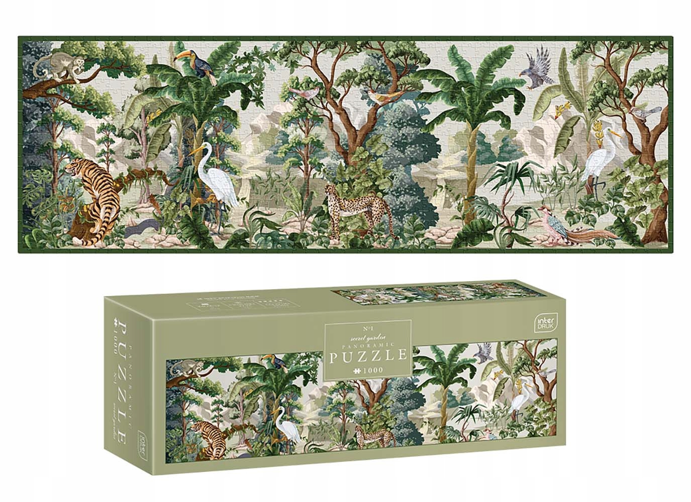 

Interdruk Puzzle panoramiczne 1000 Secret Garden 1