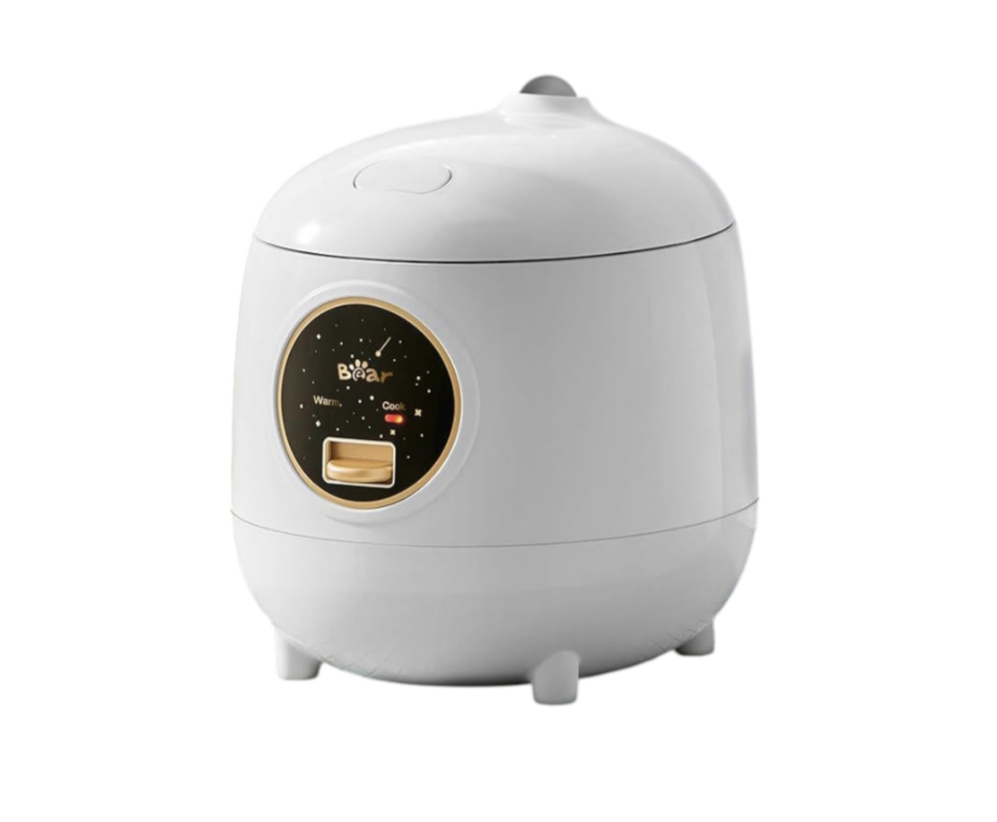 BEAR Mini Ryżowar 1.2L BPA Free Powłoka Nieprzywierająca Biały — miniatura 8