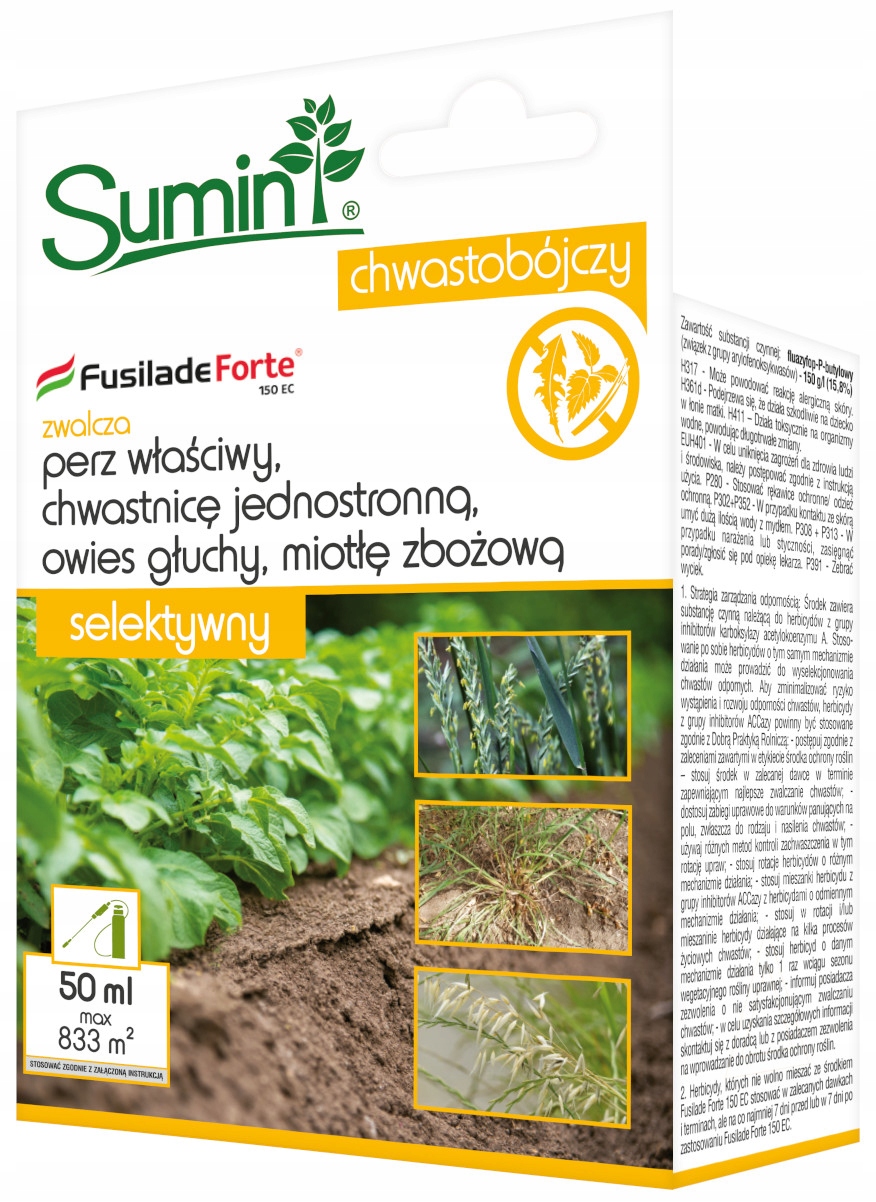 

Sumin Fusilade Forte 150EC na chwasty perz 50 ml