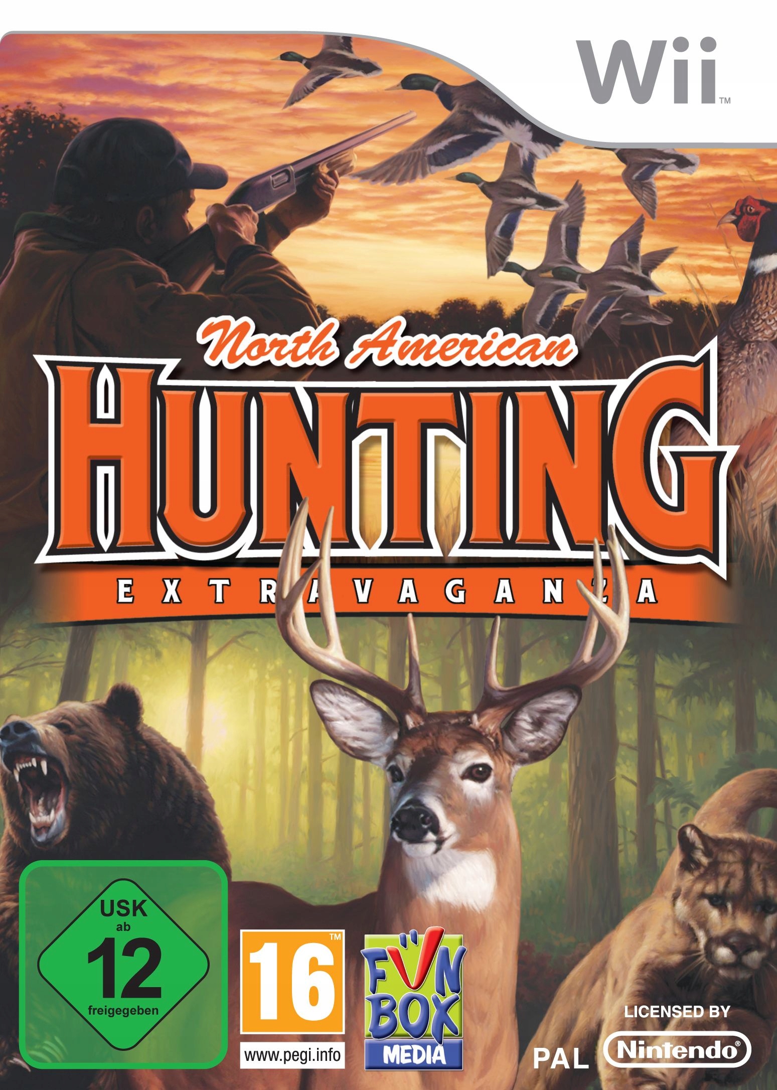 Wii Nintendo North American Hunting Extravaganza