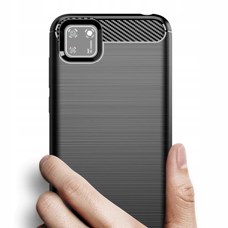 

Etui plecki Carbon karbon do Huawei Y5P + szkło