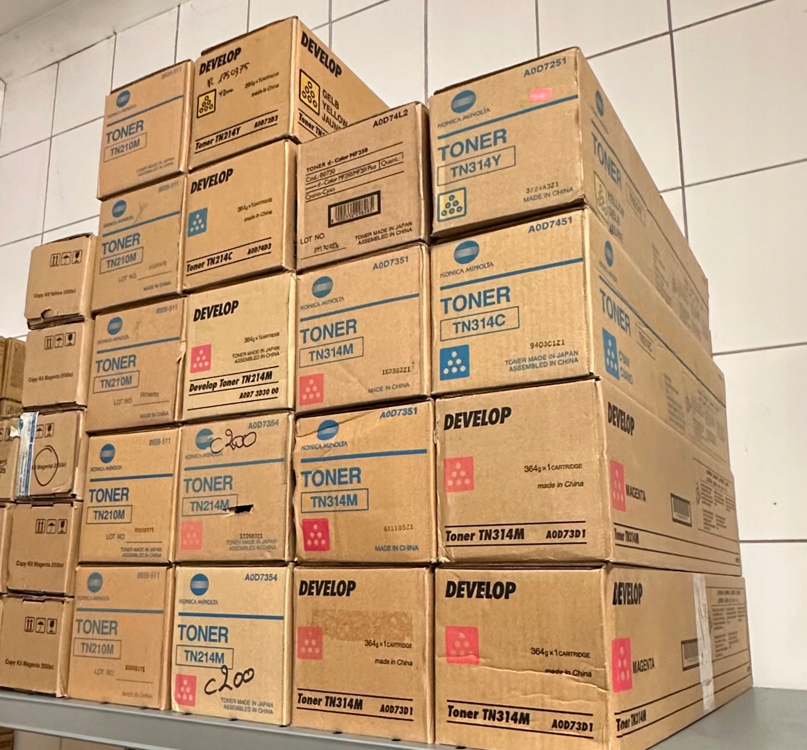 Toner Konica Minolta Tn 314 Cyan Originál A0D7451 pro Bh C353