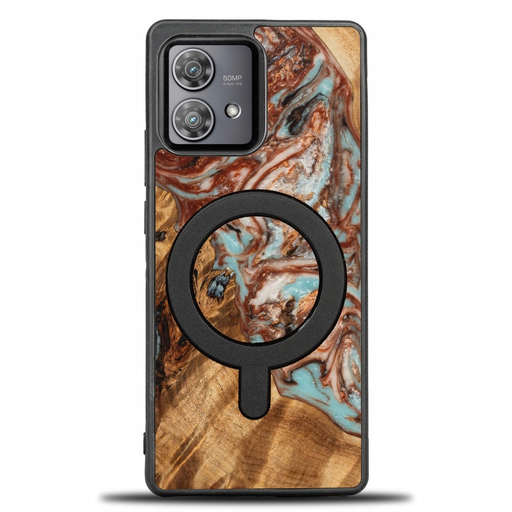 Pouzdro Bewood Unique pro Motorola Edge 40 Neo Planety Jupiter s MagSafe