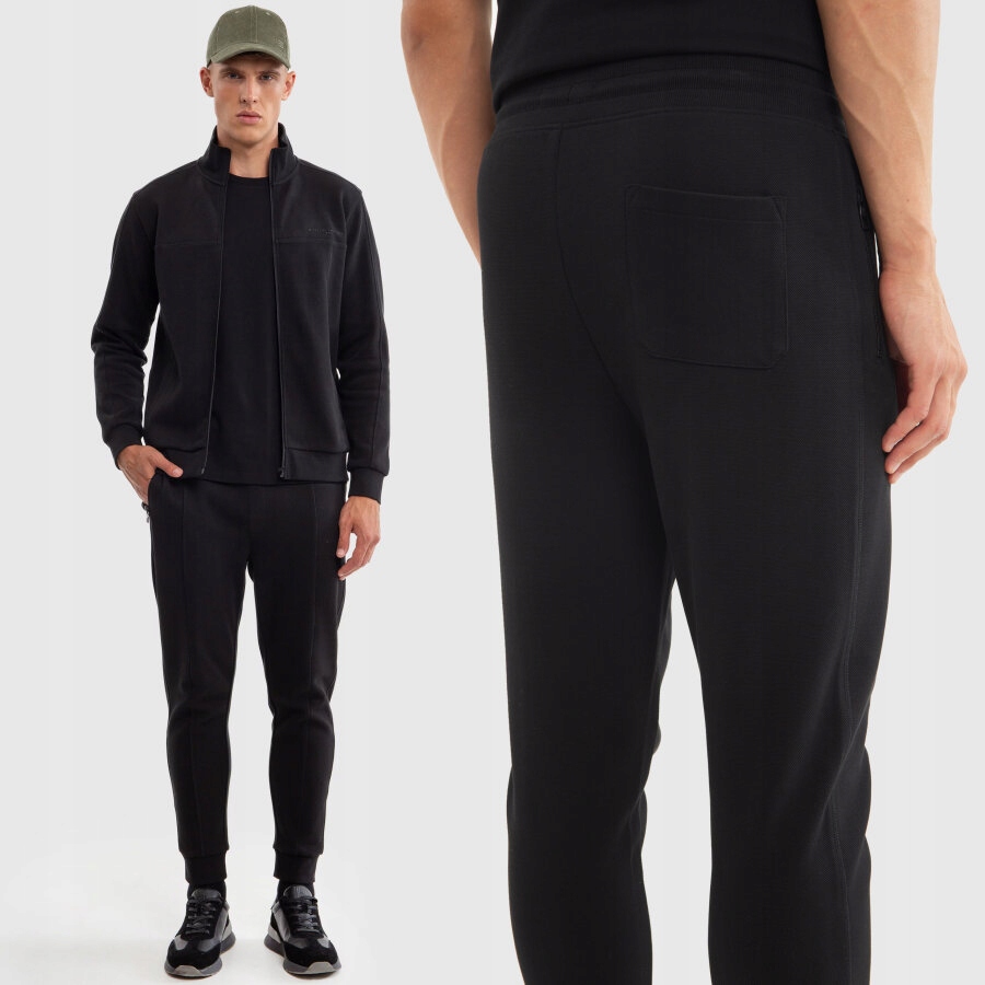 Big Star Pánské Tepláky Černé Wladorp 906 XXL