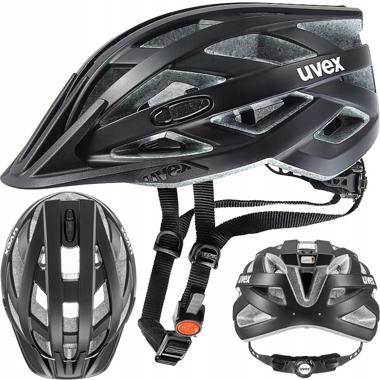 Uvex I-vo CC cyklistická přilba vel. 52-57 cm, nastavitelná, s ventilací, černá