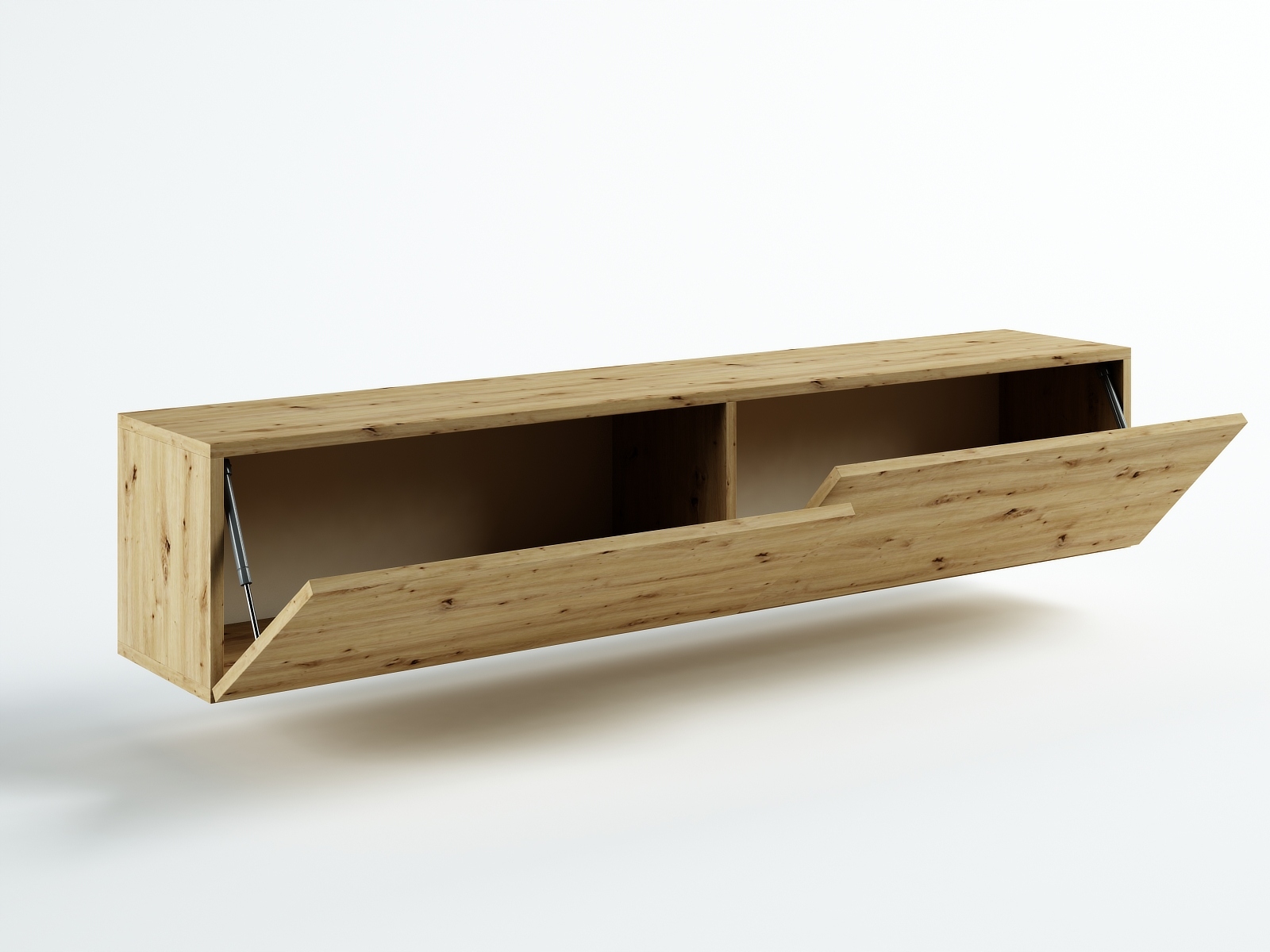 SZAFKA WISZĄCA RTV 140 CM DĄB ARTISAN POŁYSK/ MAT Marka Art-Meble