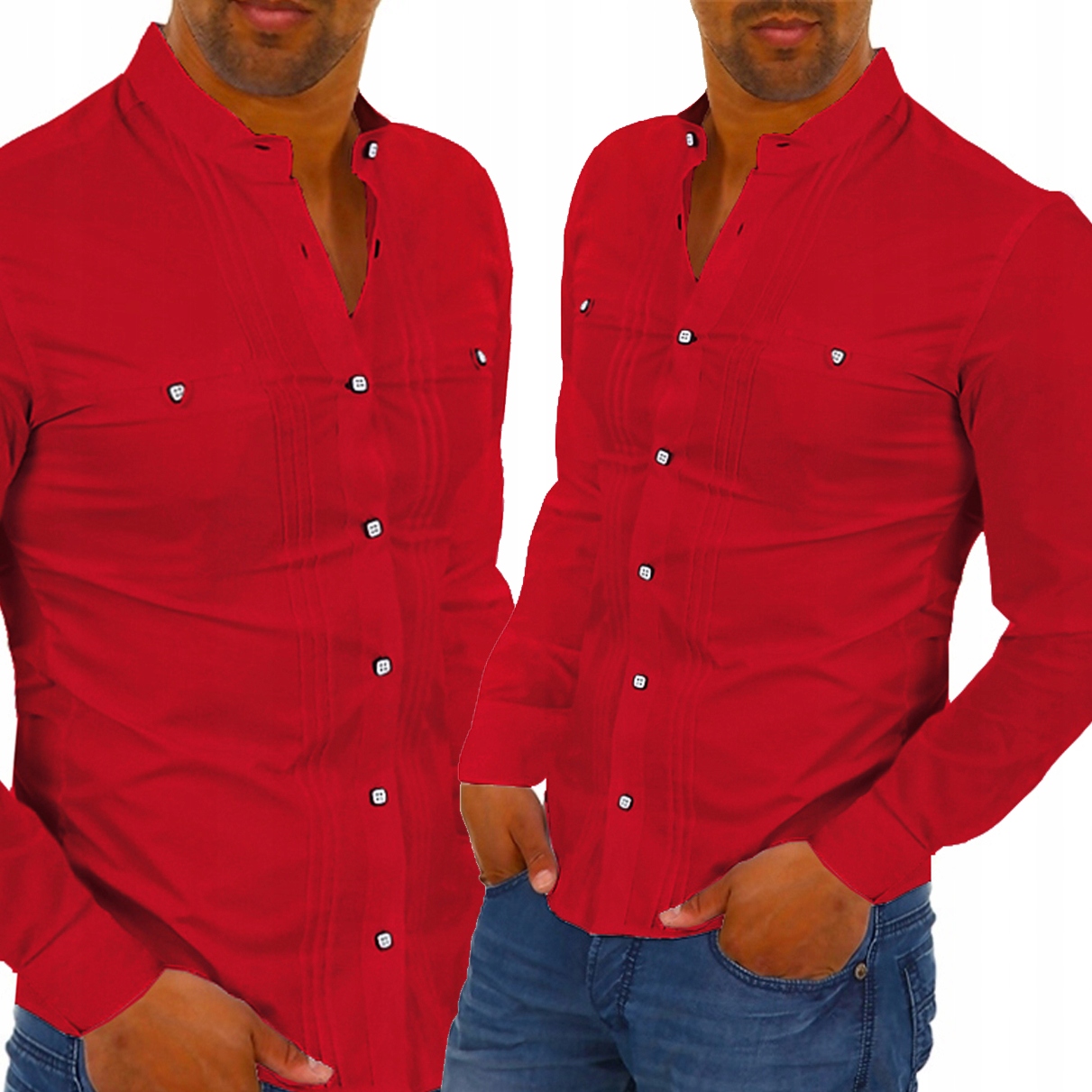 Pánská Košile Casual Se Stojáčkem Denní Hladká Novinka