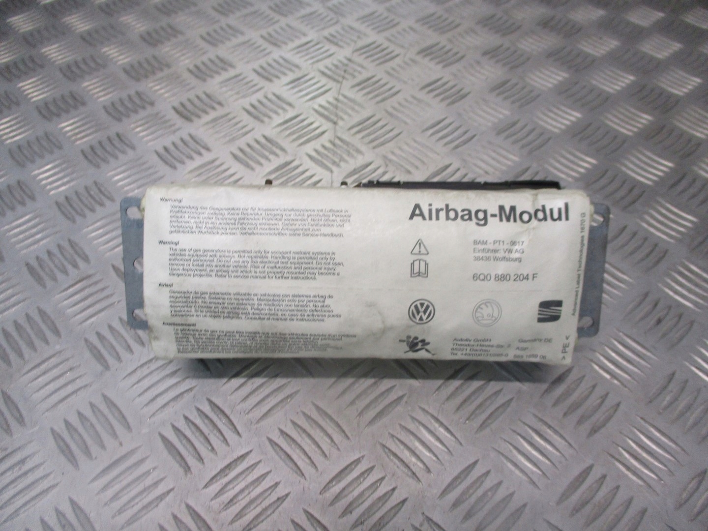 PODUSZKA AIRBAG PASAŻERA SKODA FABIA