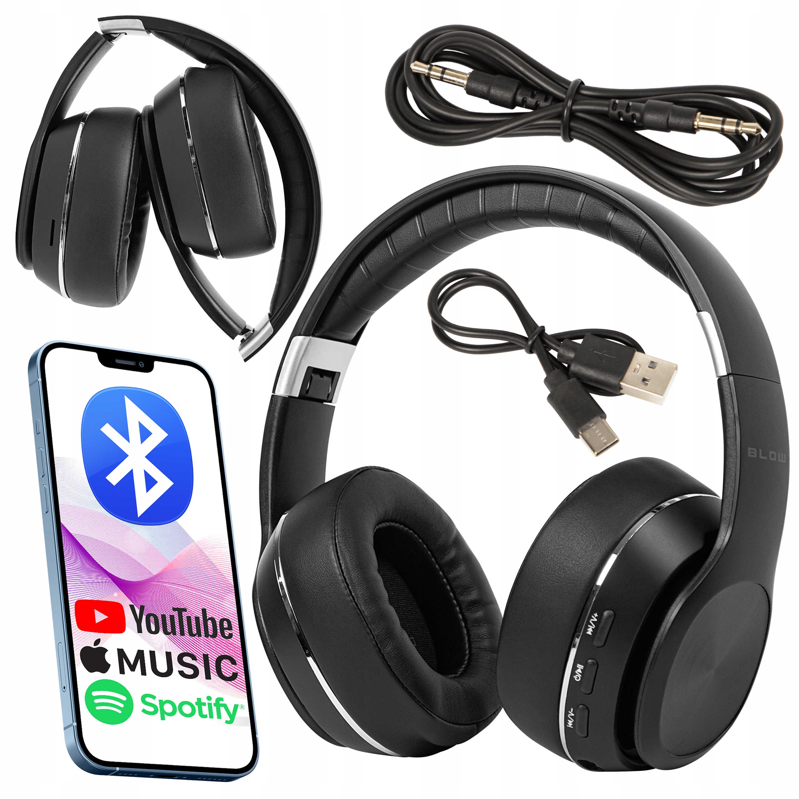 Gamer Fejhallgató Vezeték Nélküli Fülhallgató Bluetooth 5.3 Anc Mikrofon Usb-c