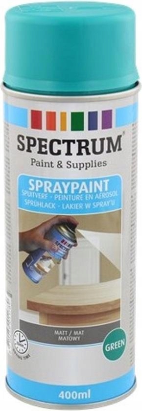 SPECTRUM LAKIER W SPRAYU 400 ml ZIELONY MAT