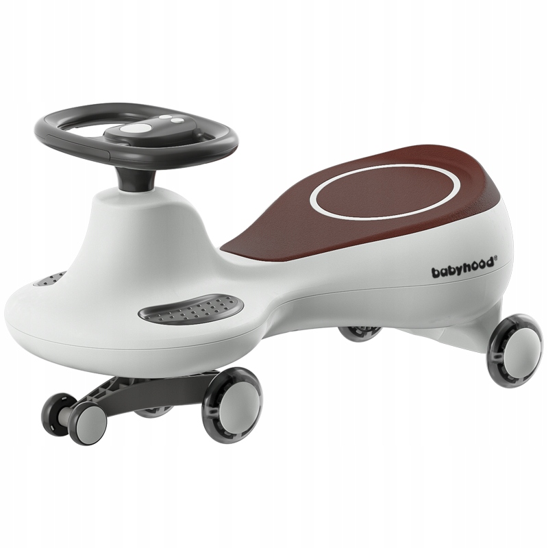 Jeździk grawitacyjny Grający Kółka Led Pojazd Dziecięcy Babyhood