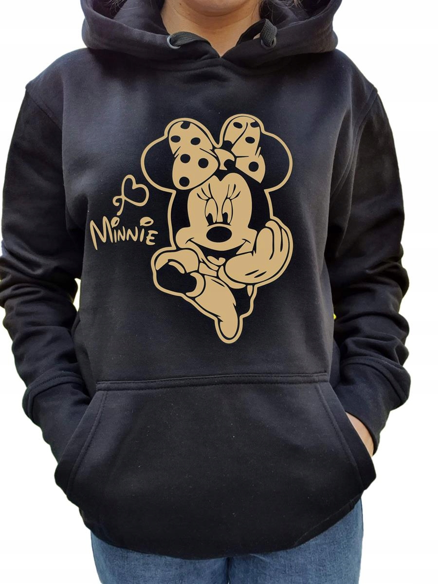 

Bluza damska Myszka Minnie Miki nadruk czarna M