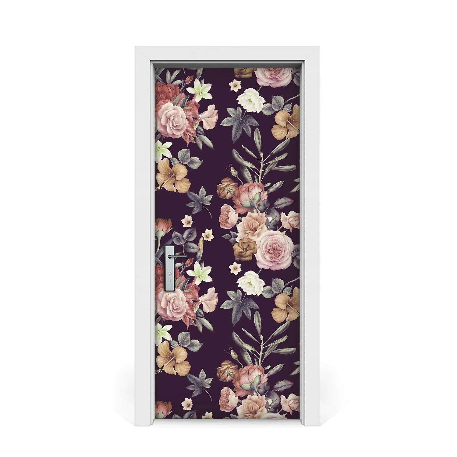 

Naklejka na drzwi Vintage kwiaty ogrodowe 85x205
