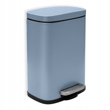 Levně Odpadkový koš Spirella Akira s pedálem 5 l matný modrý