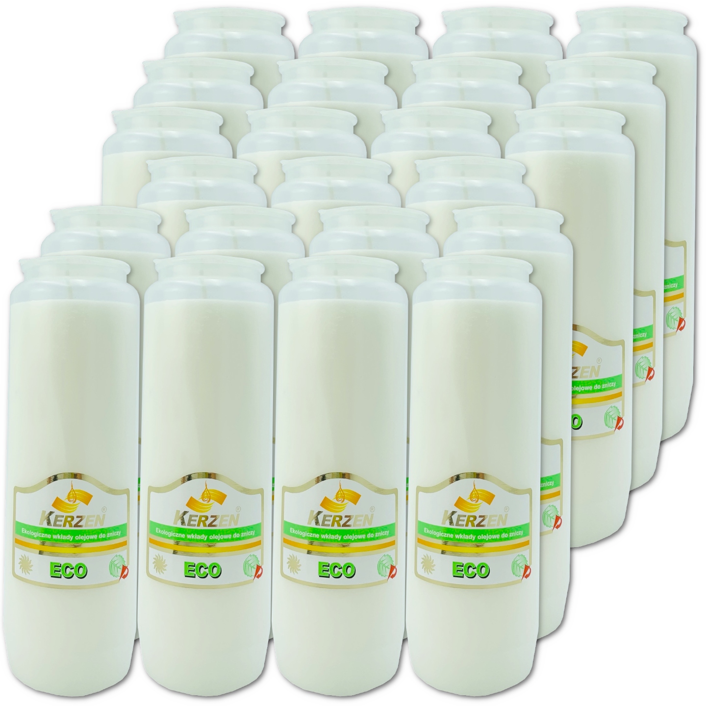 

Wkłady do zniczy olejowe Kerzen Eco 8 168h 23szt