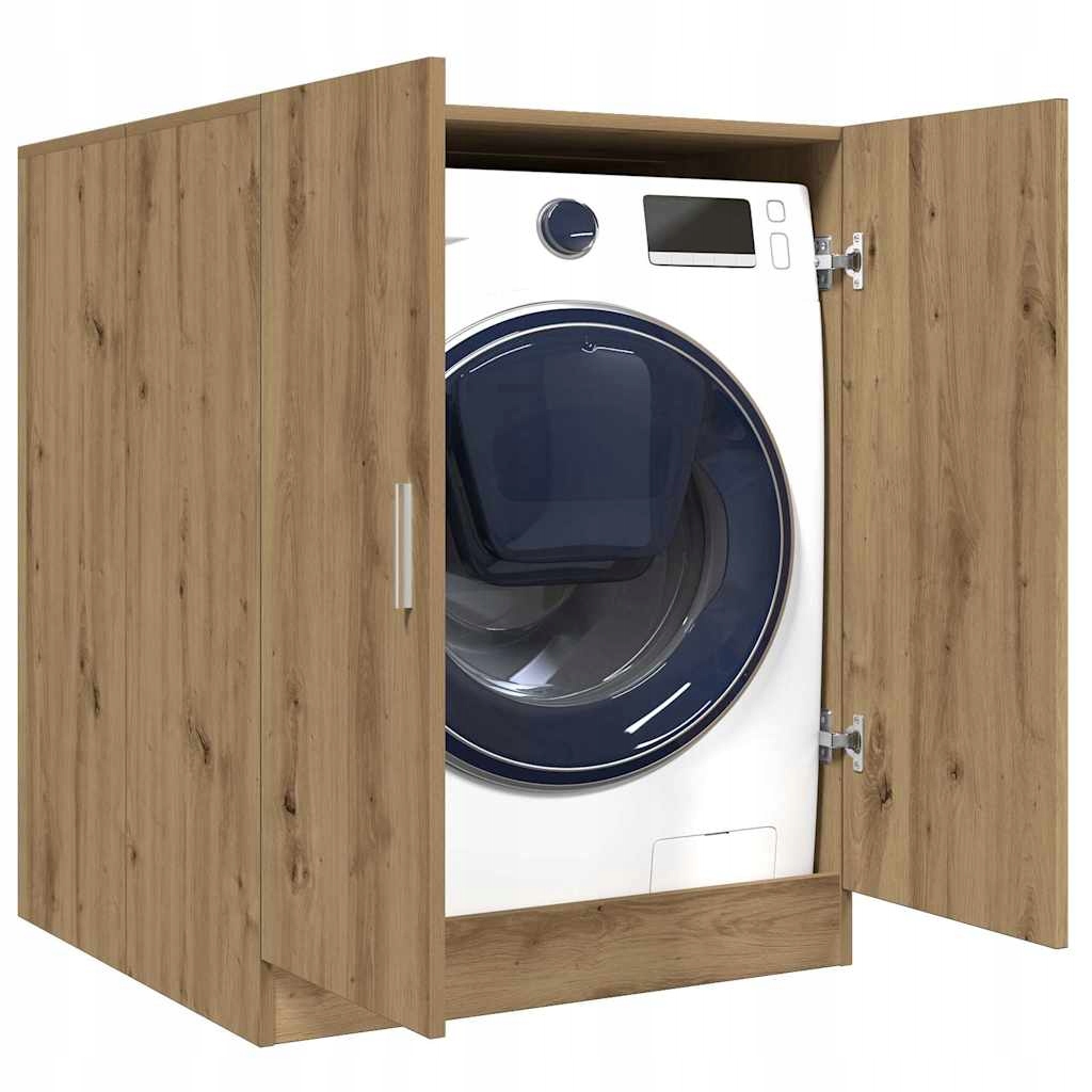 Fionshop 263210880 Skříňka nad pračku dub artisan 70,5 x 71,5 x 91,5 cm