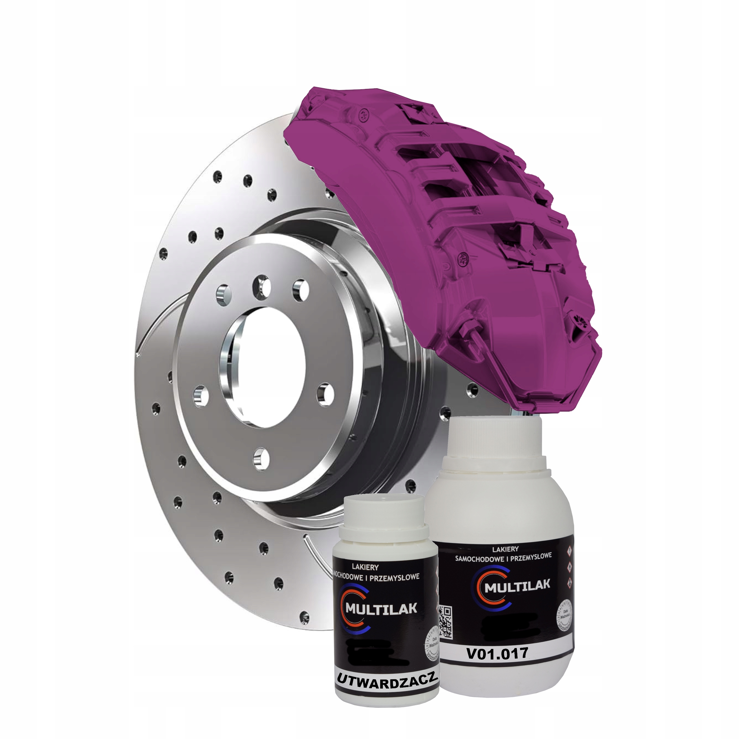 Lakier do zacisków hamulcowych V01.017 Purple Mat