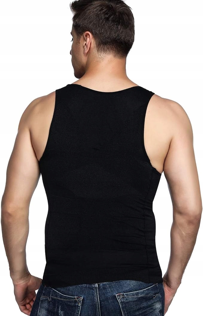 Těsné Pánské Tričko Tanktop Zvýrazňující Svaly Břicha 3-BALENÍ