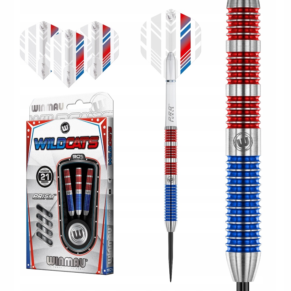Šipky Na Dart Winmau Wildcats 90% Wolfram 21G