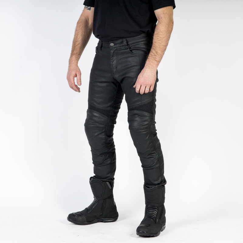 OZONE SPODNIE JEANSY MOTOCYKLOWE PROTEKTORY MĘSKIE RUSTY WAXED BLACK 38/32 Producent Ozone
