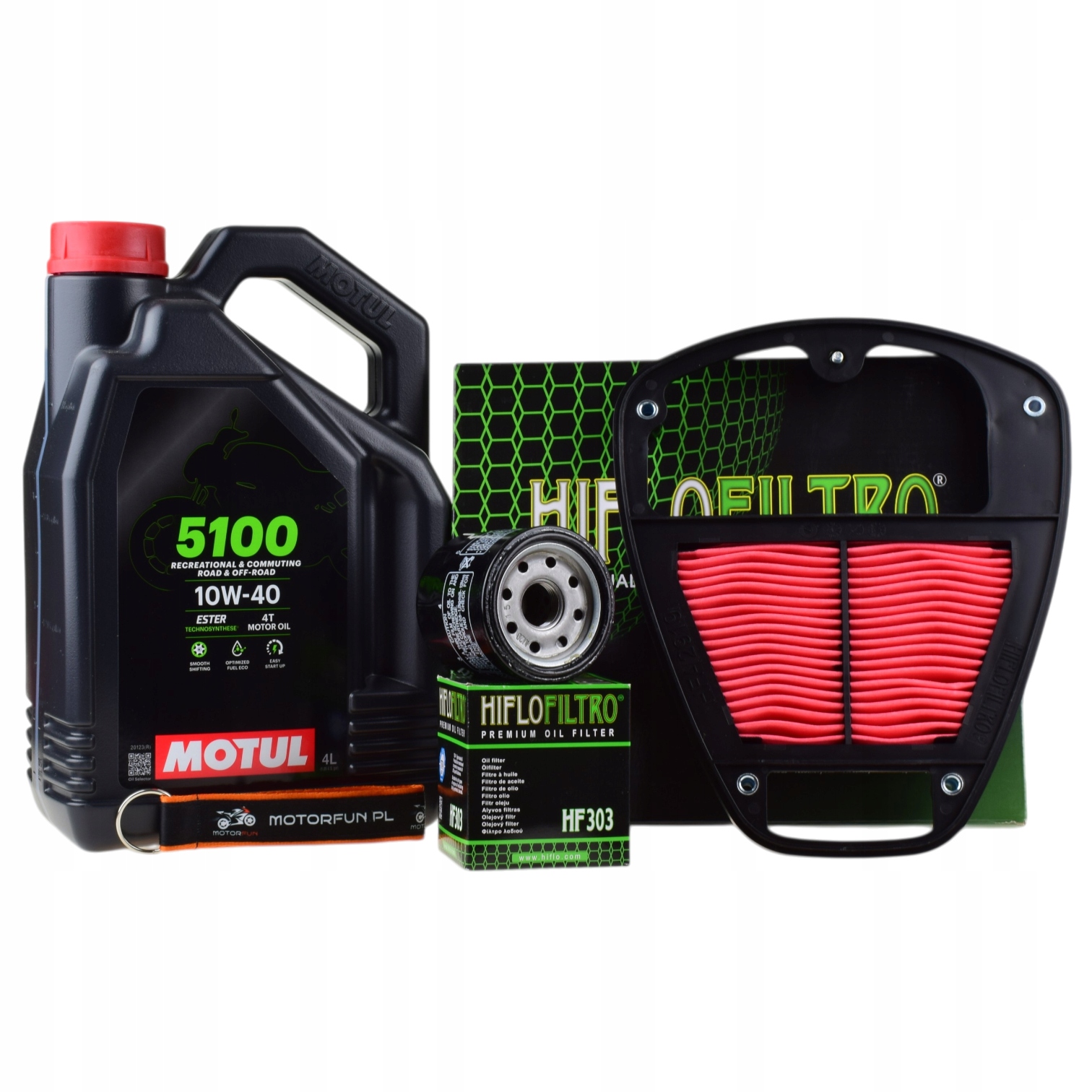 Filtr oleju powietrza olej Motul 5100 Kawasaki Vn 900 Vulcan 06 -24 r