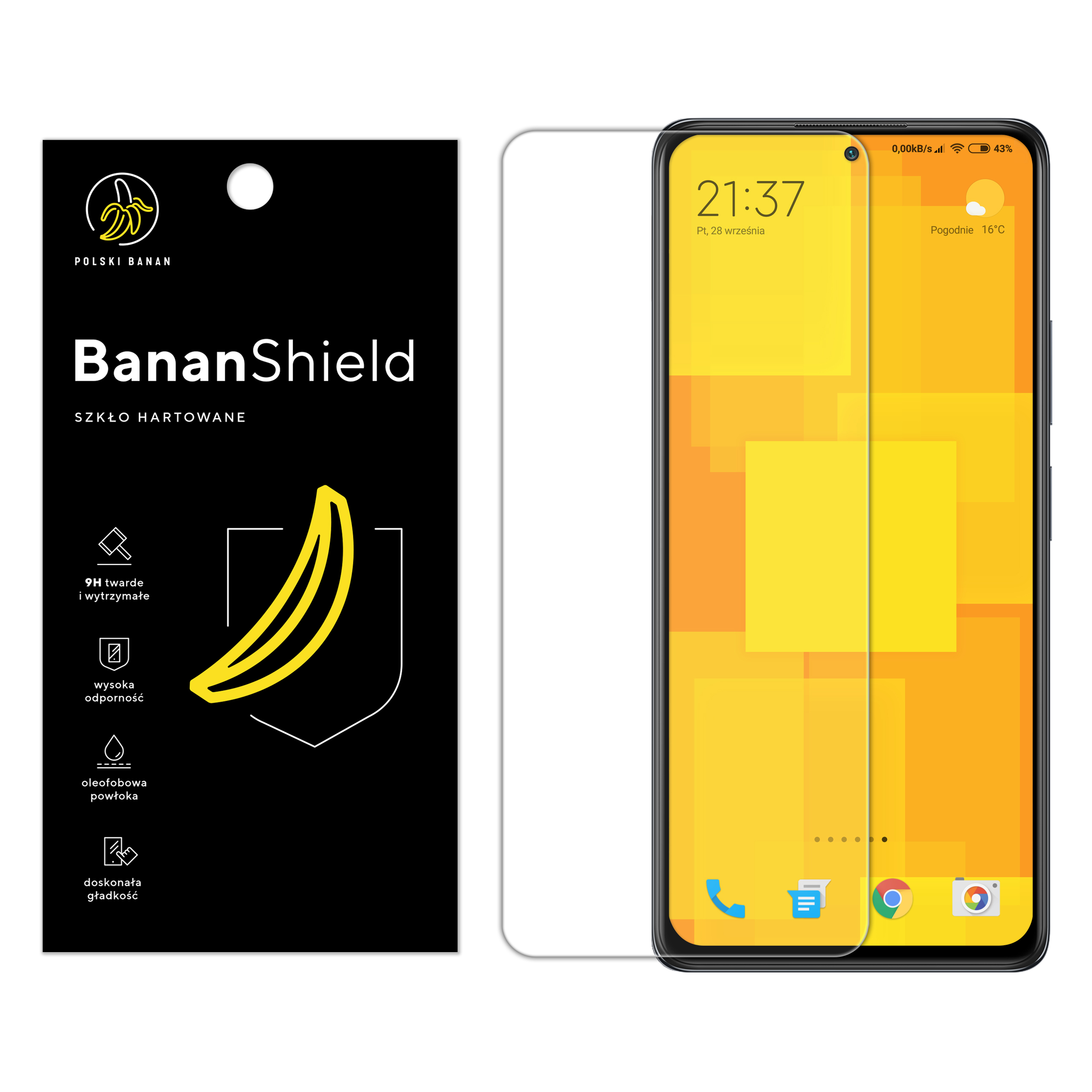 Szkło hartowane 9H BananShield do Xiaomi Redmi Note 10 Pro