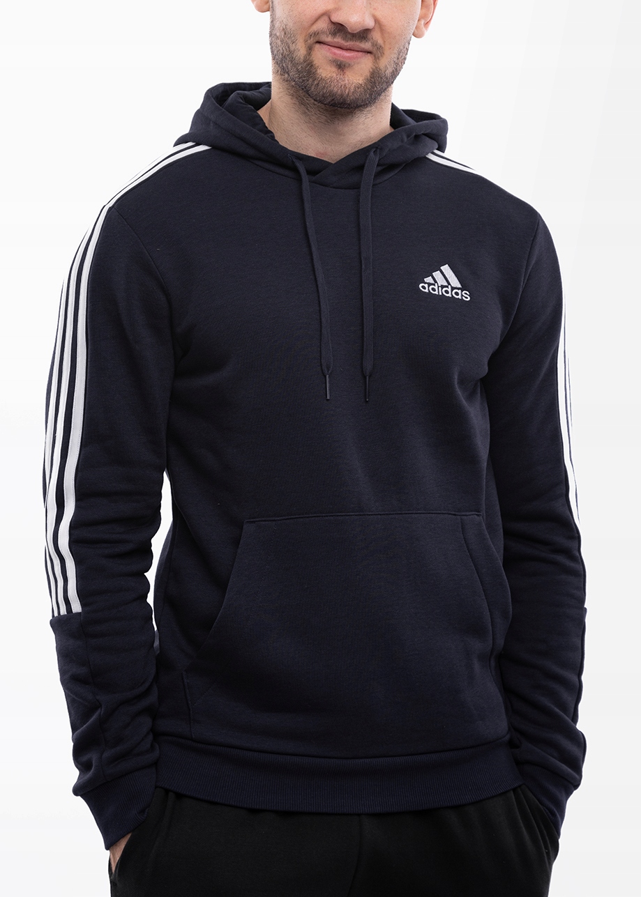 adidas pánská mikina s kapucí teplá hoodie bavlněná vel S