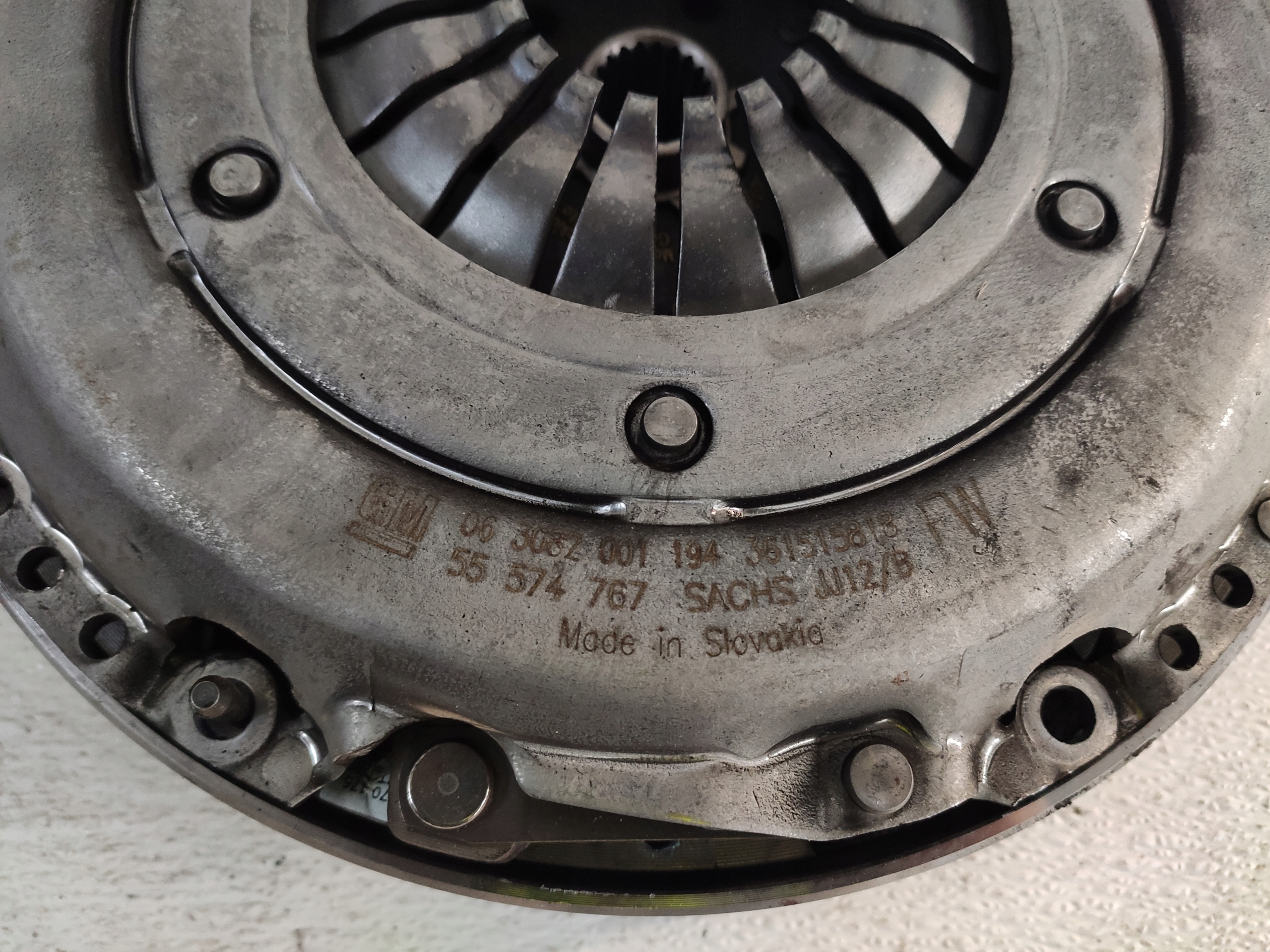 OPEL ASTRA K V 2018 1.6T wheel flywheel clutch