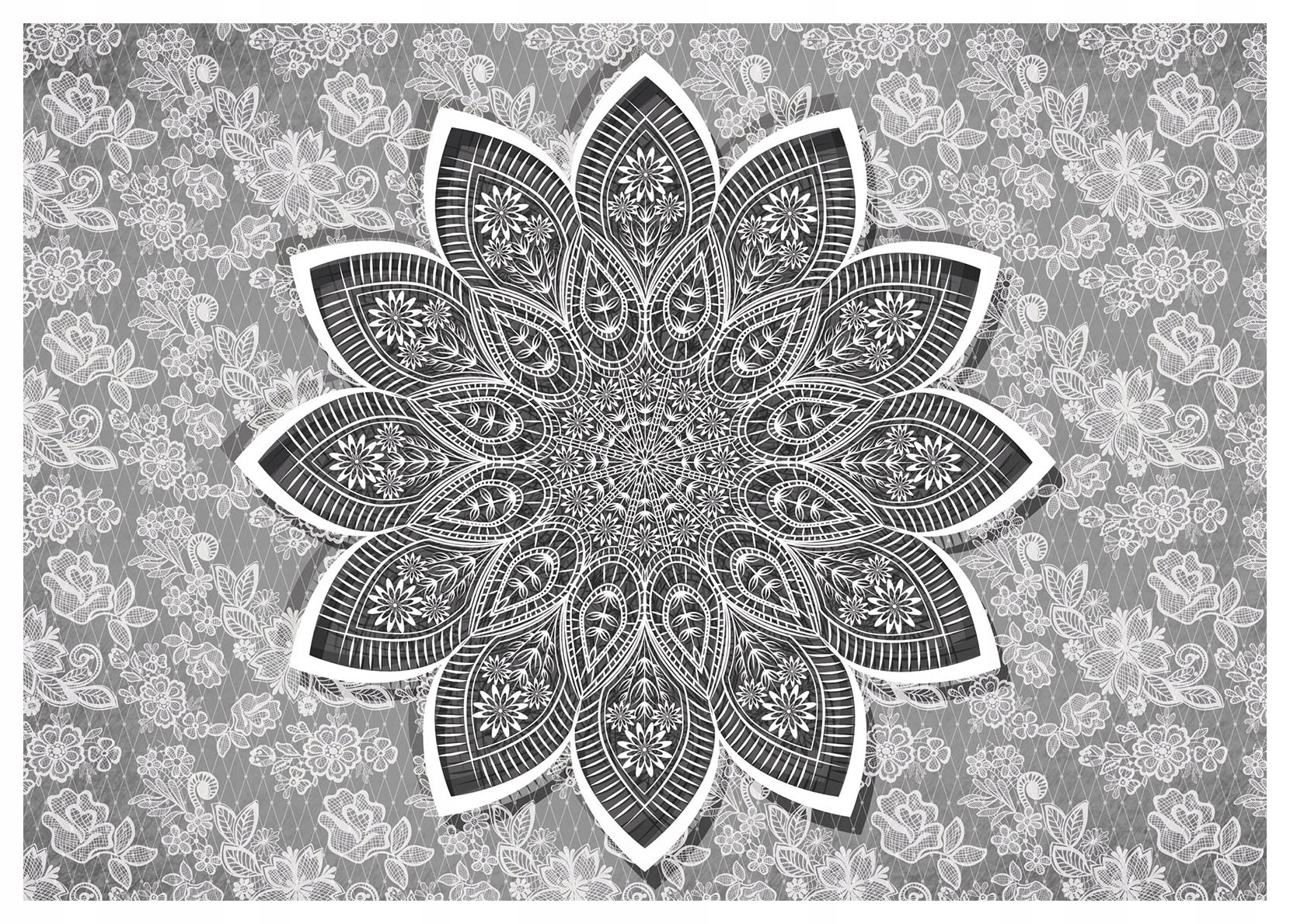 Vliesová fototapeta Mandala symetrie harmonie elegance 208x146 lepidlo