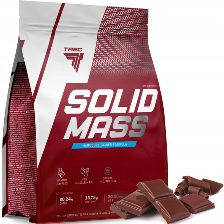 Trec Gainer Solid Mass 5800 G Doplněk Stravy Bílkoviny