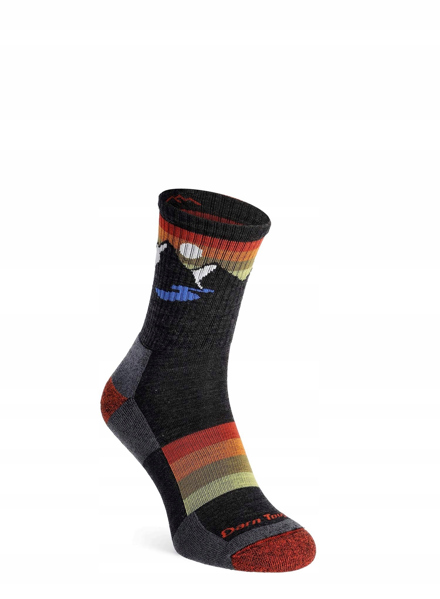 Ponožky Darn Tough Sunset Ridge Micro Crew Lw s polštářkem antracitové 46-49.5