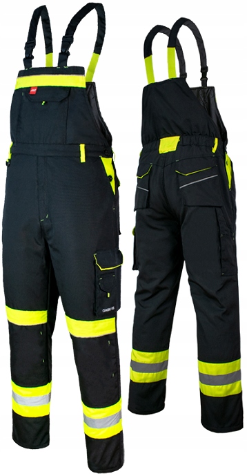 Pánské Zateplené pracovní zahradnické kalhoty Zimní Reflexní Výstražné