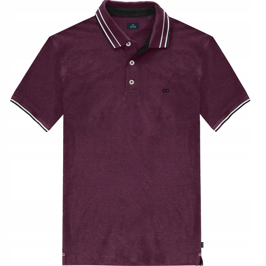 Tričko Pánské Polo Bordó Double Outfitters Velké velikosti Velikost 6XL