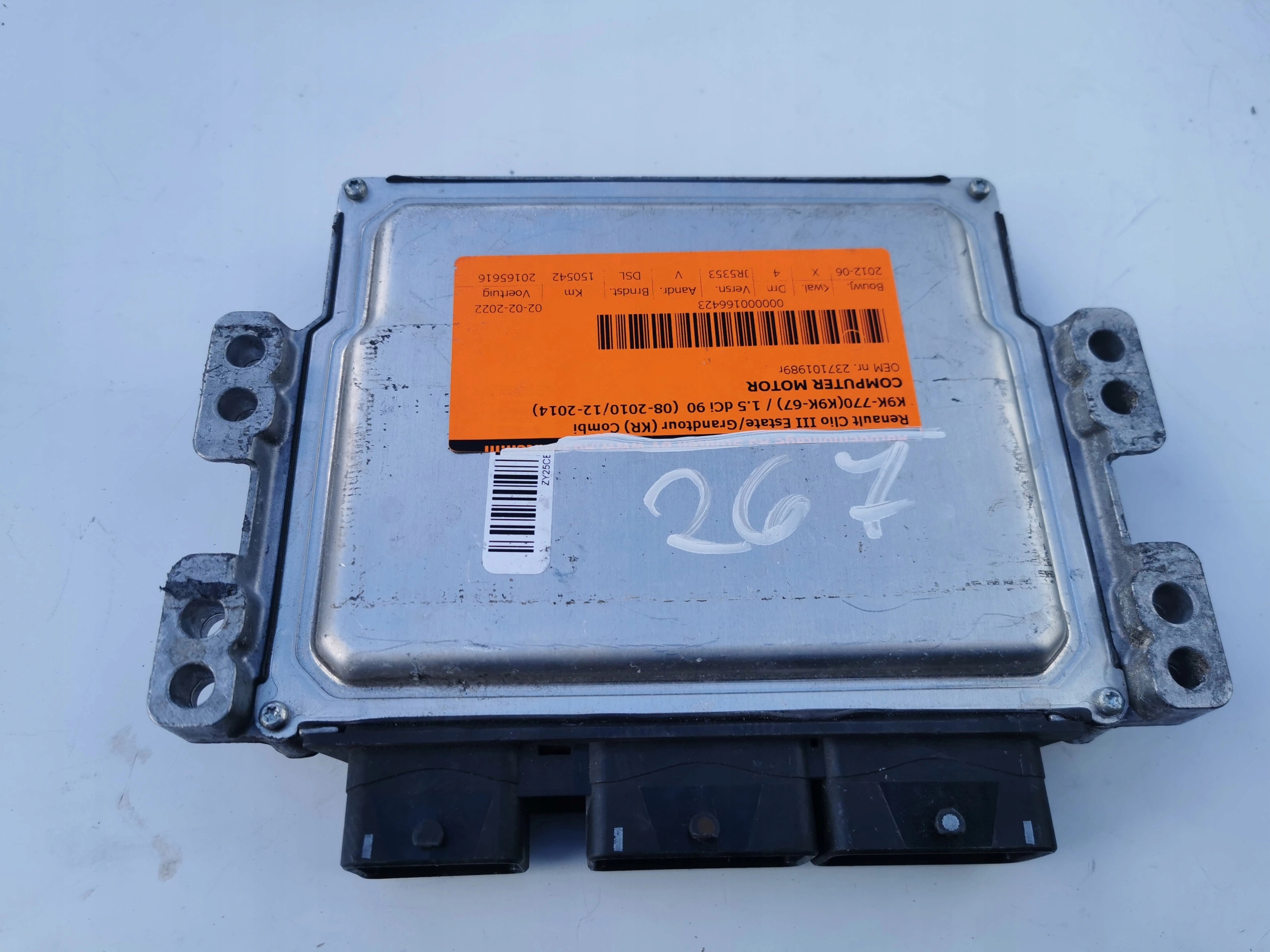 RENAULT CLIO 1.5DCI 28321424 237101989R computer E