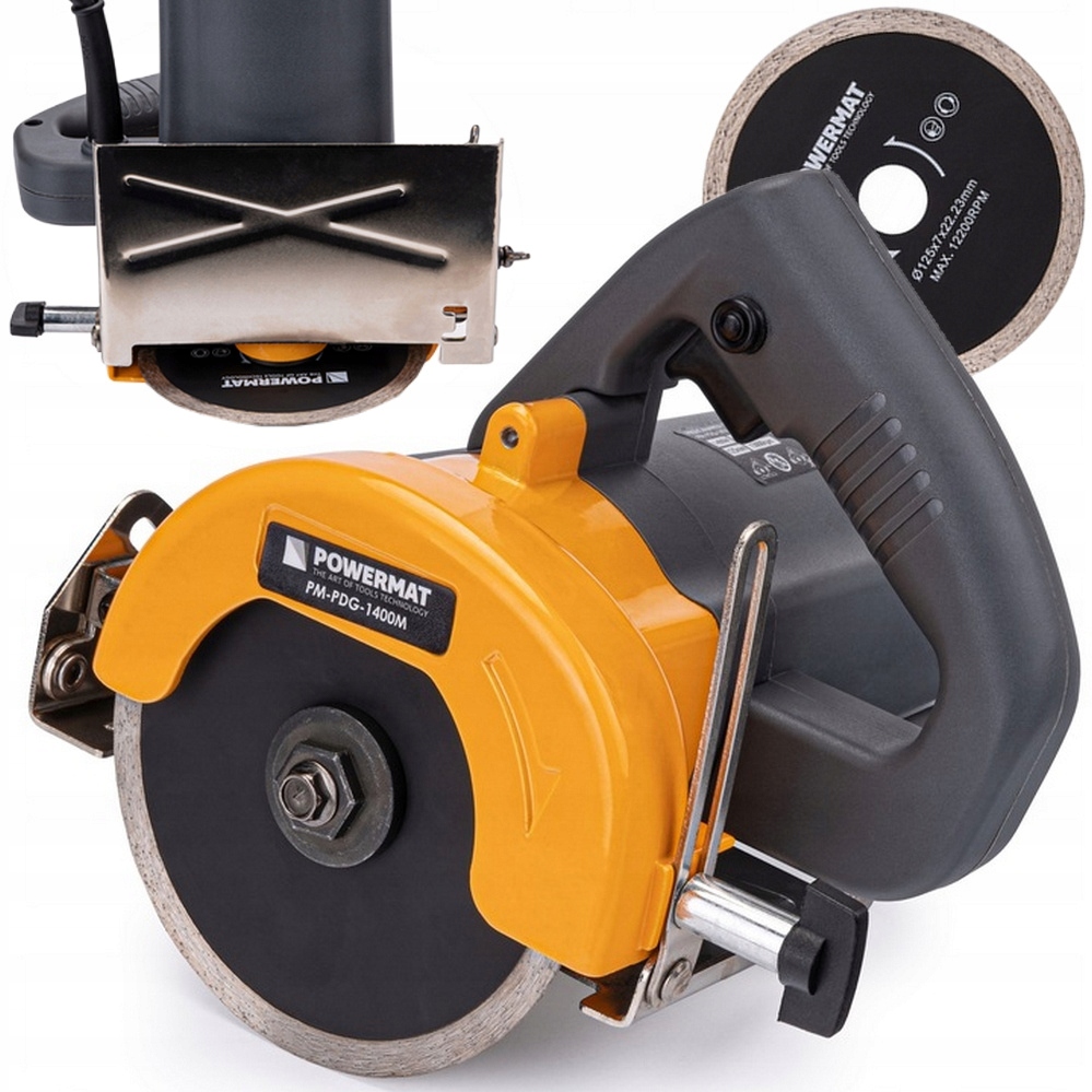 Kotoučová Řezačka Na Dlaždice Slinuté Dlažby 1400W 125 mm