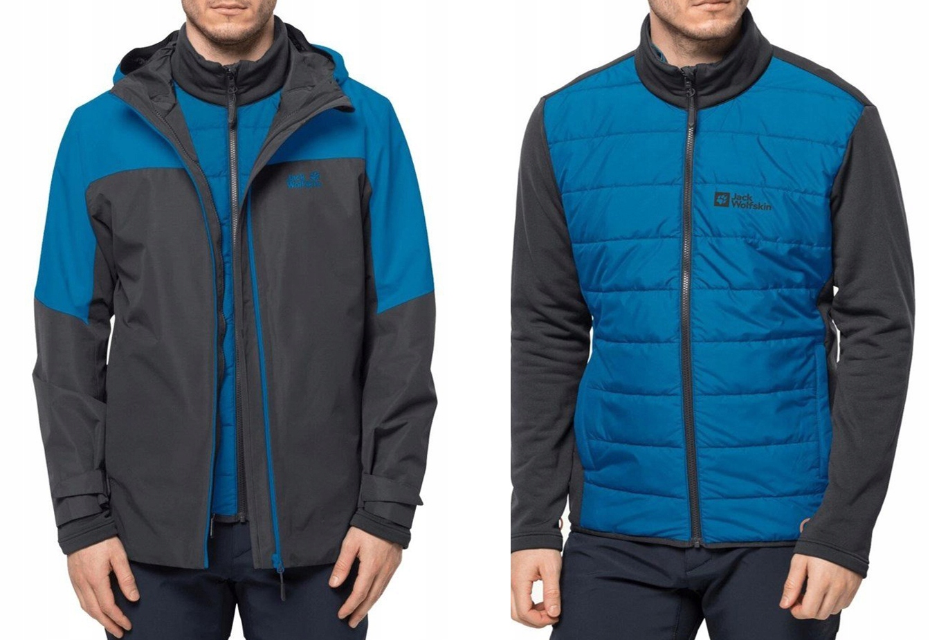 3058 Pánská Zimní Bunda Jack Wolfskin 3v1 Jack Wolfskin Glaabach 3IN1 S