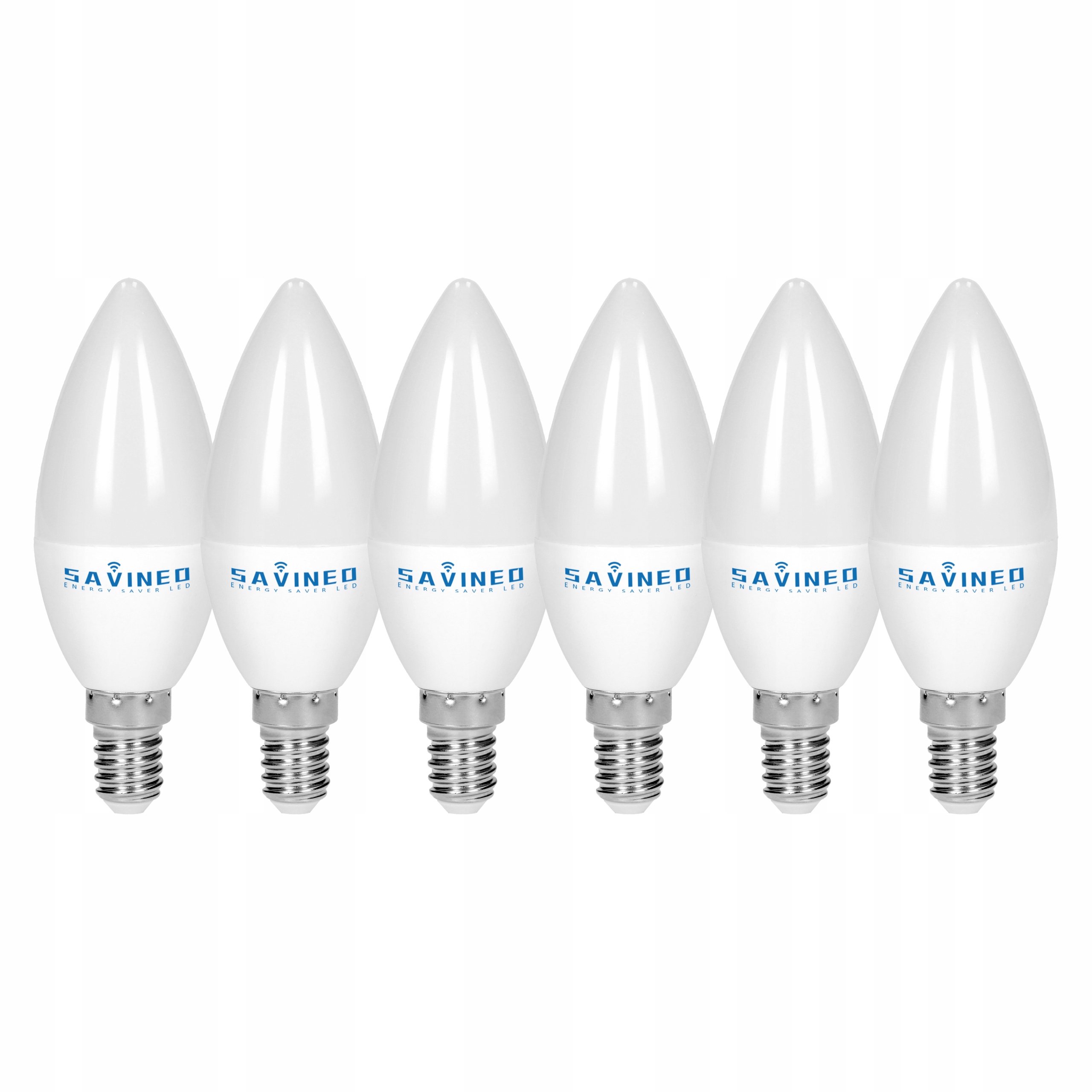 

Zestaw 6x Żarówka Świeczka E14 Led 8W CCD