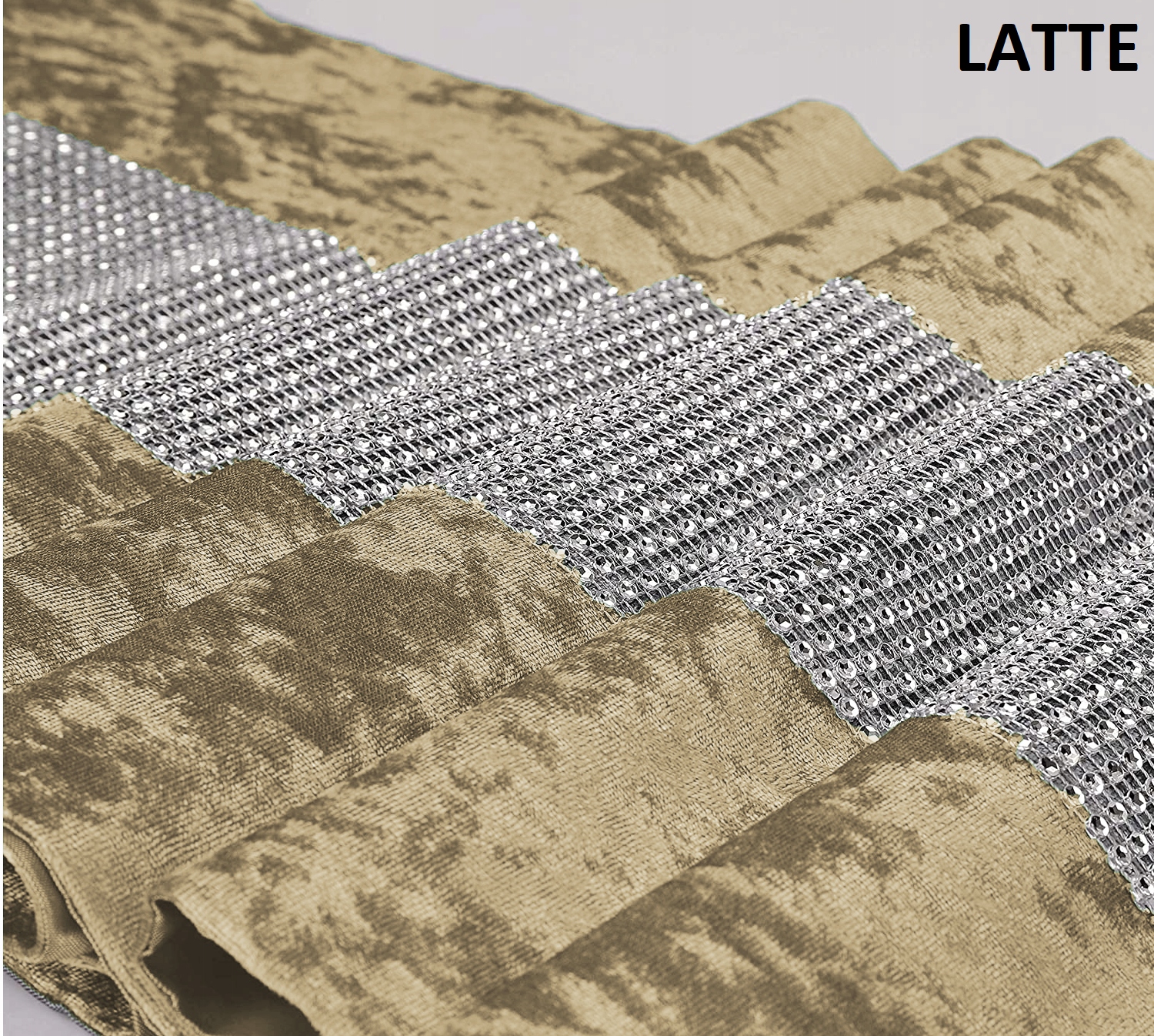 BIEŻNIK GRUBY CYRKONIE VELVET 40x220 WELWET WELUR Materiał wykonania poliester
