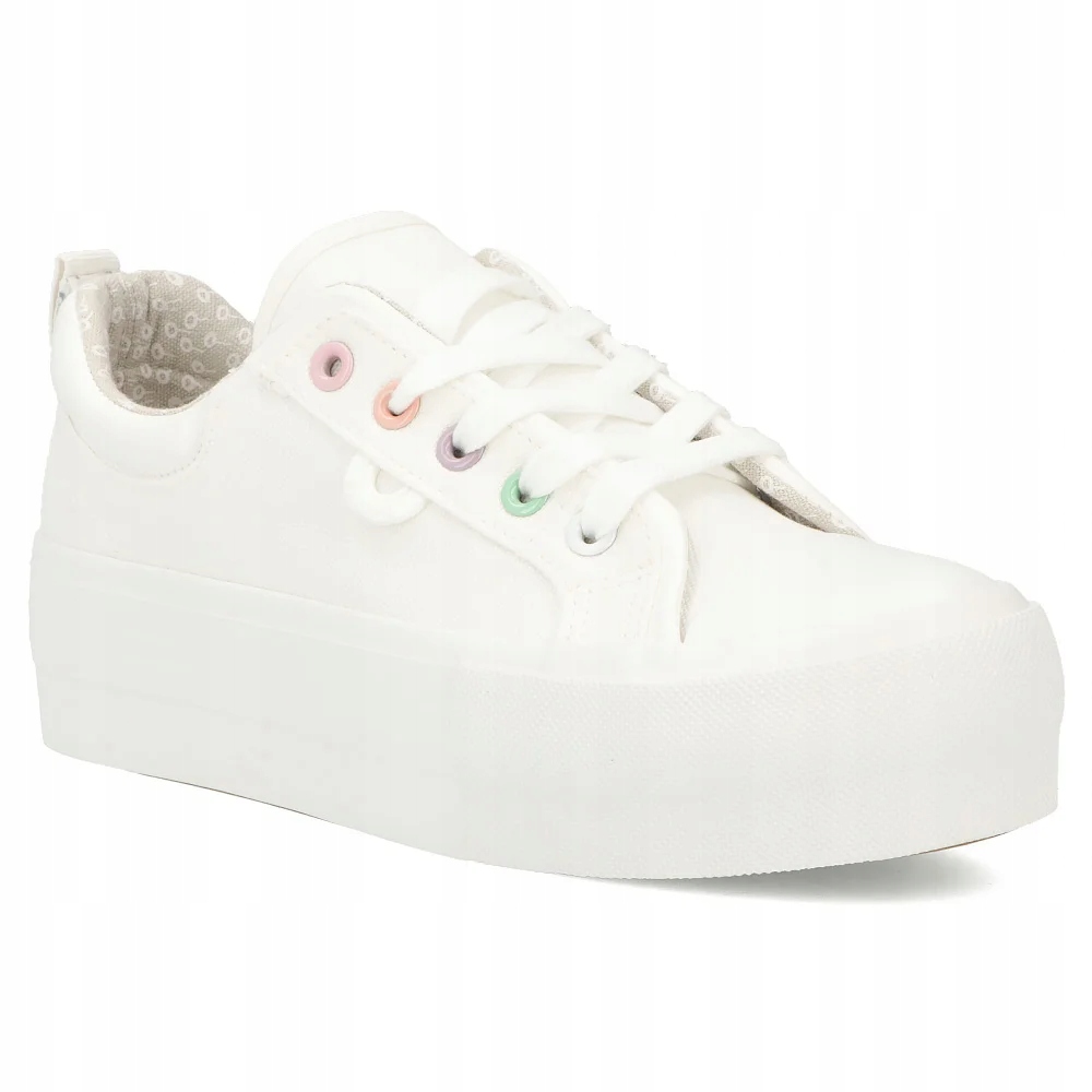 Buty sportowe damskie trampki Filippo na grubej podeszwie sznurowane r.39